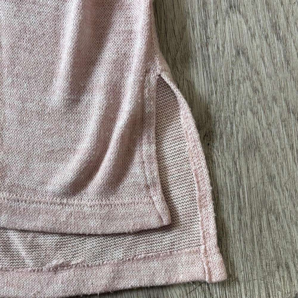 LOFT Light Pink Short Sleeve Tee - Picture 3 of 4